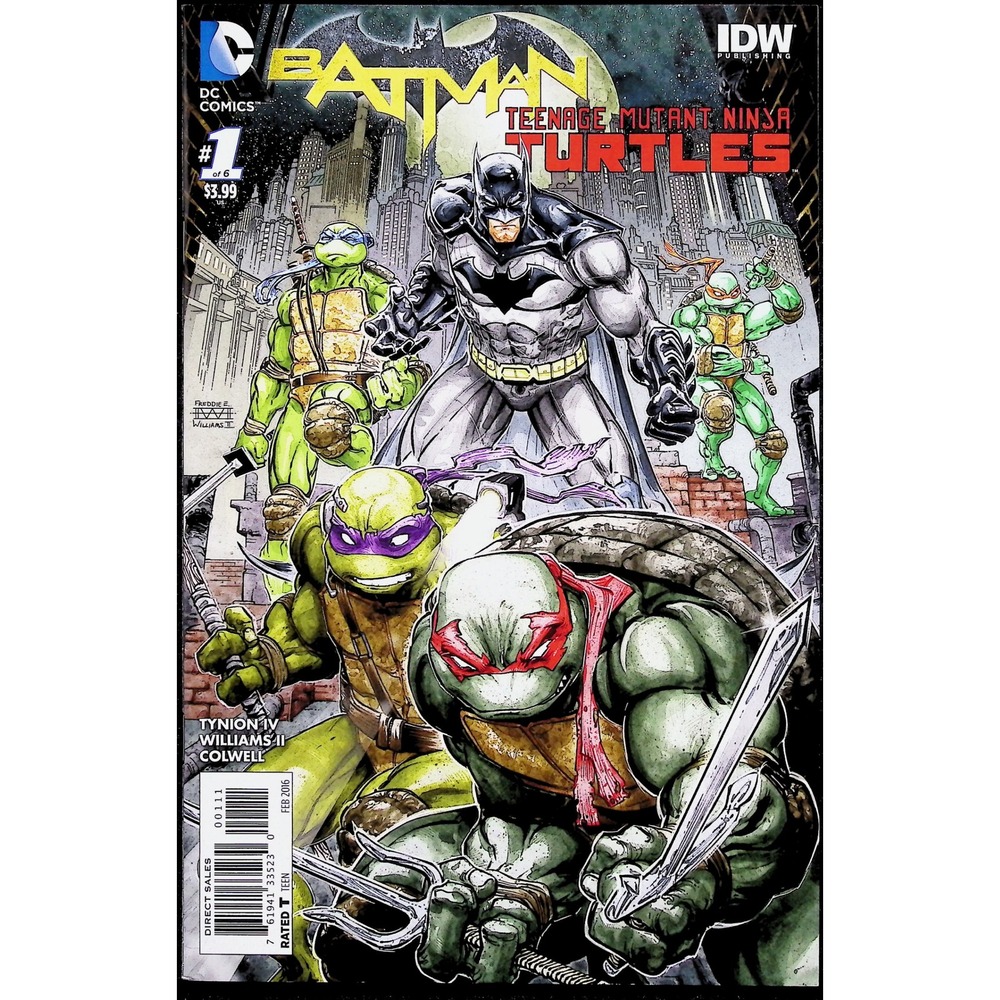 DC Comics Comic Book Batman/Teenage Mutant‎ Ninja Turtles #1 First Printing